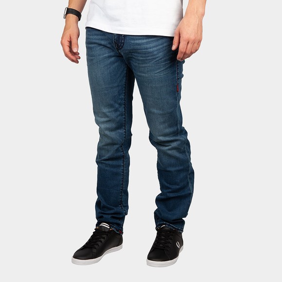 True Religion Mens Blue Rocco No Flap Super T Jean #2