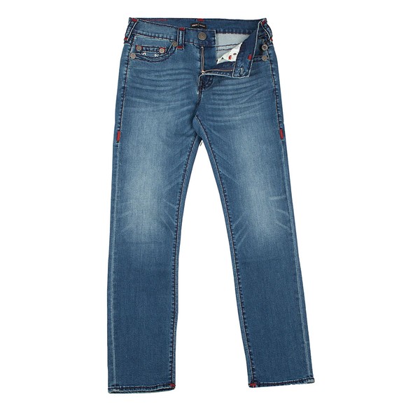 True Religion Mens Blue Rocco No Flap Super T Jean #1