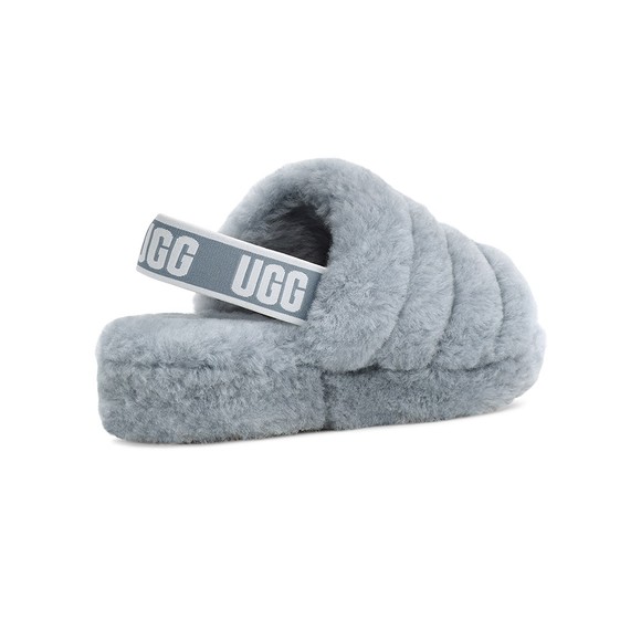 Ugg Womens Grey Fluff Yeah Slide main image