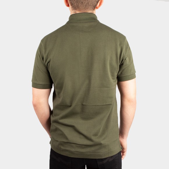 Lacoste Mens Green L1212 Plain Polo Shirt main image