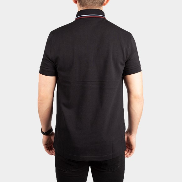 Fred Perry Mens Black Tipped Placket Polo Shirt #4
