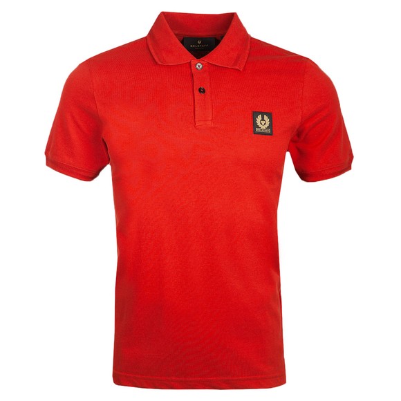 Belstaff Mens Red Short Sleeve Polo Shirt #1