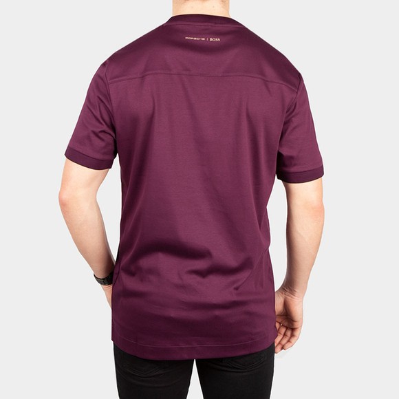 BOSS Mens Purple x Porsche Tiburt 290 T-Shirt #4