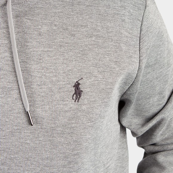 Polo Ralph Lauren Mens Grey Double-Knit Full-Zip Hoodie #2