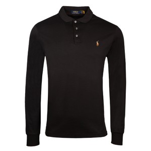 Custom Slim Fit Pima Long Sleeve Polo Shirt