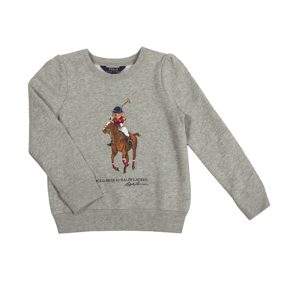 Polo Bear By Ralph Lauren Boys Grey Polo Bear Sweatshirt main image