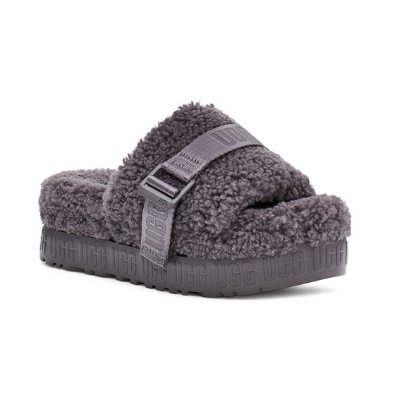 Ugg Womens Blue Fluffita Slipper main image