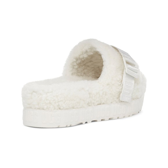 Ugg Womens White Fluffita Slipper main image