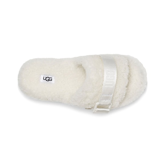 Ugg Womens White Fluffita Slipper main image