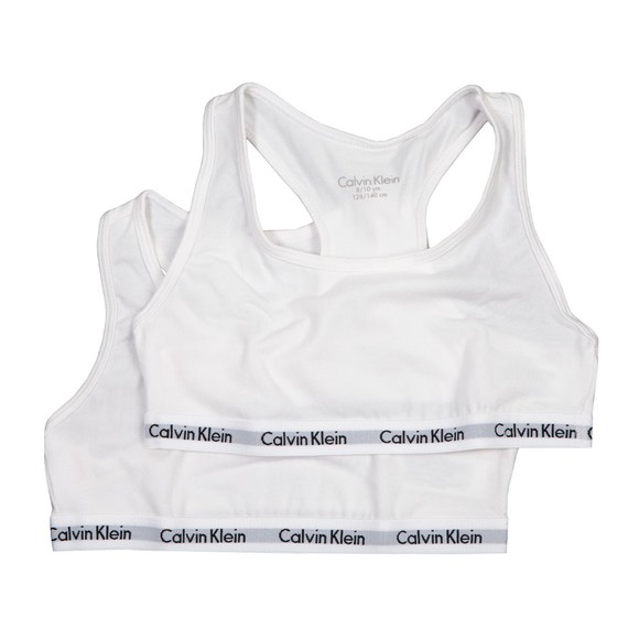 Calvin Klein Girls White 2 Pack Bra main image