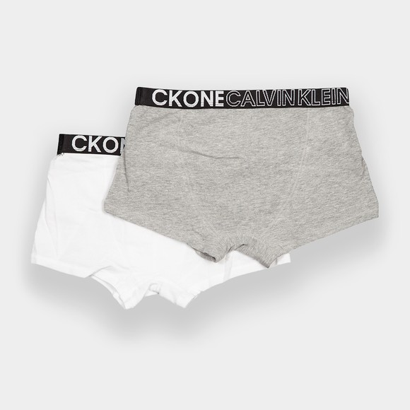 Calvin Klein Boys White 2 Pack Trunks main image