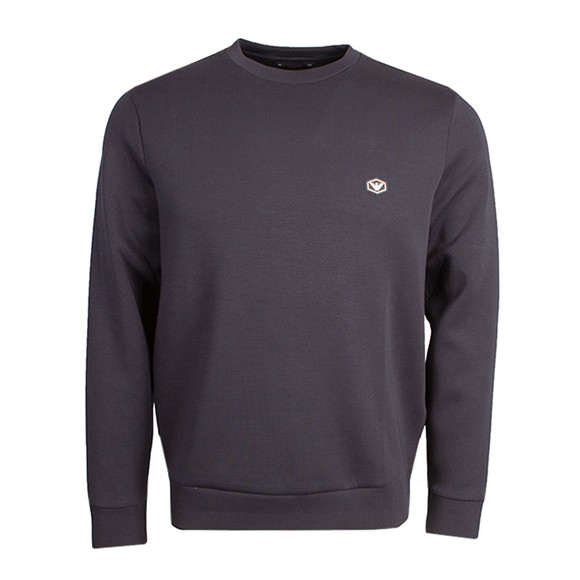 Emporio Armani Mens Blue Essential Diamond Logo Sweatshirt main image