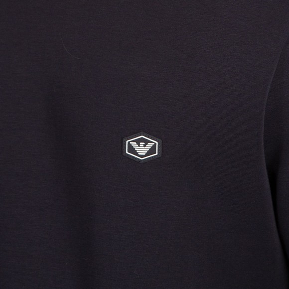 Emporio Armani Mens Blue Essential Diamond Logo Sweatshirt main image
