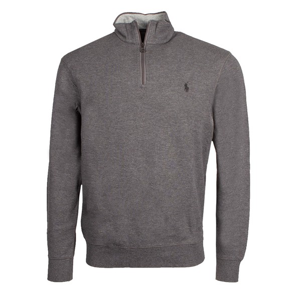 Polo Ralph Lauren Mens Blue Luxury Jersey Half Zip Sweatshirt main image