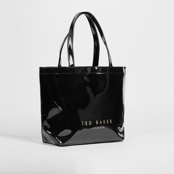 Ted Baker Womens Black Nikicon Knot Bow Small Icon Tote Bag #3