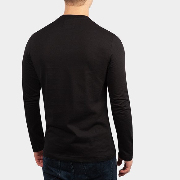 Emporio Armani Mens Black Small Crest Long Sleeve T Shirt main image