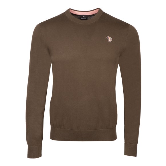PS Paul Smith Mens Green Crew Neck Jumper #1