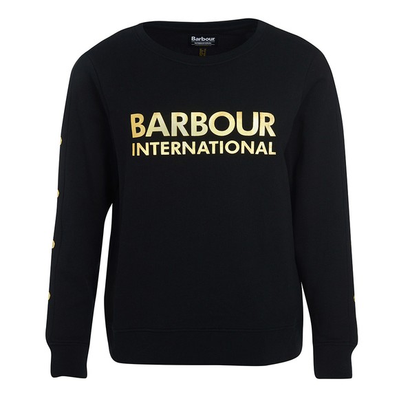 Barbour International Womens Black Reine Sweatshirt #1
