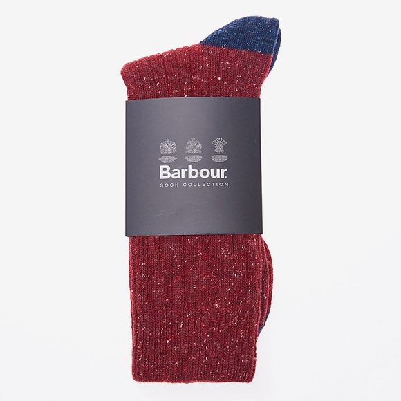 Barbour Lifestyle Mens Red Houghton Sock main image