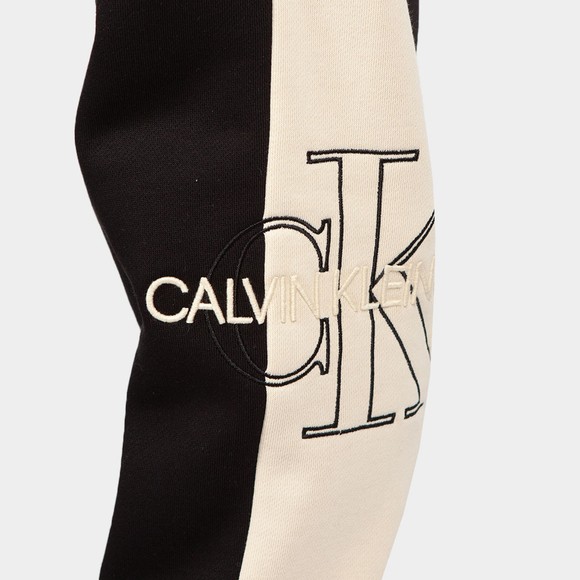 Calvin Klein Jeans Womens Black Monogram Blocking Jogger #3