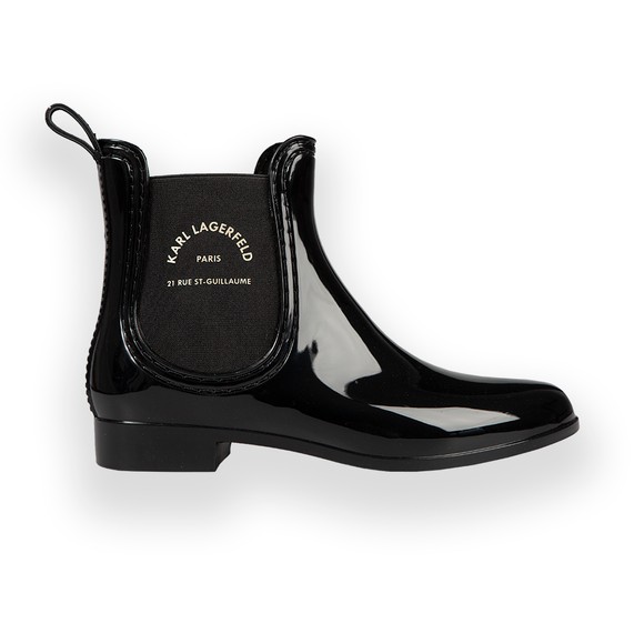 Karl Lagerfeld Womens Black Kalosh II Ankle Boot #1