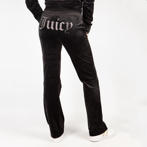 Juicy Couture Womens Black Delray Diamante Track Pant #4