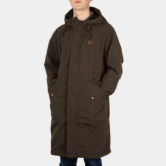 Fred Perry Mens Green Shell Parka #2
