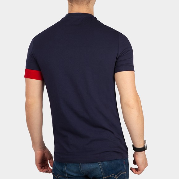 Dsquared2 Mens Blue DSQ2 Block Arm Detail T-Shirt main image