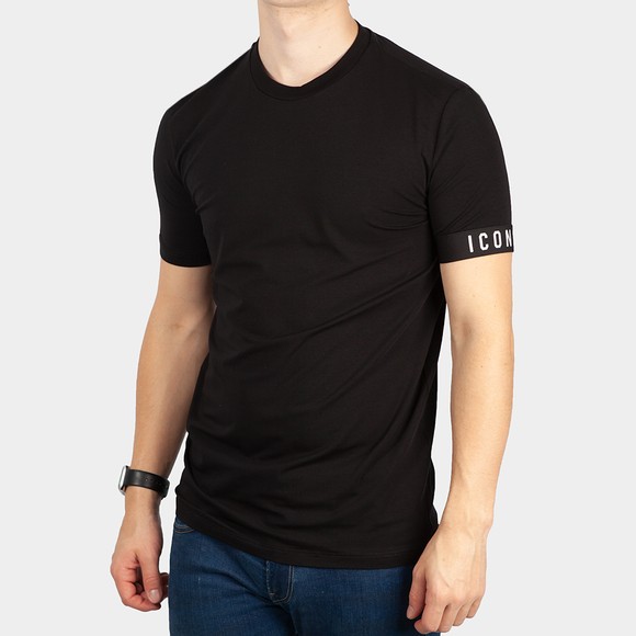 Dsquared2 Mens Black Icon Sleeve T Shirt main image