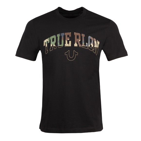 True Religion Mens Black Arch Large Logo T-Shirt main image