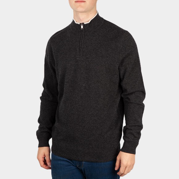BOSS Barlo-N Half Zip Knitted Jumper | Oxygen Clothing