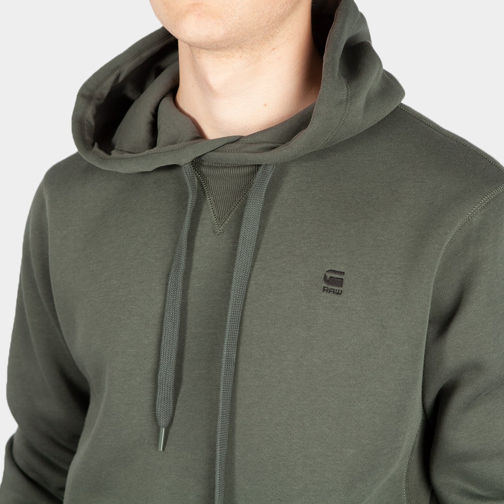G-STAR RAW Premium Core Hooded Zip Sweatshirt heren, Grijs (Graphite C235-996), L