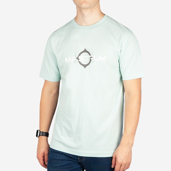 Ma.Strum Mens Green Logo Print T Shirt #2