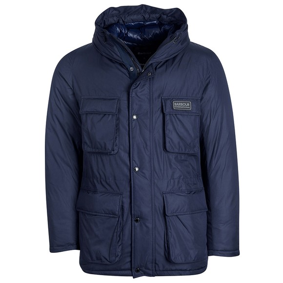 Barbour International Mens Blue Transmission Arden Quilt main image