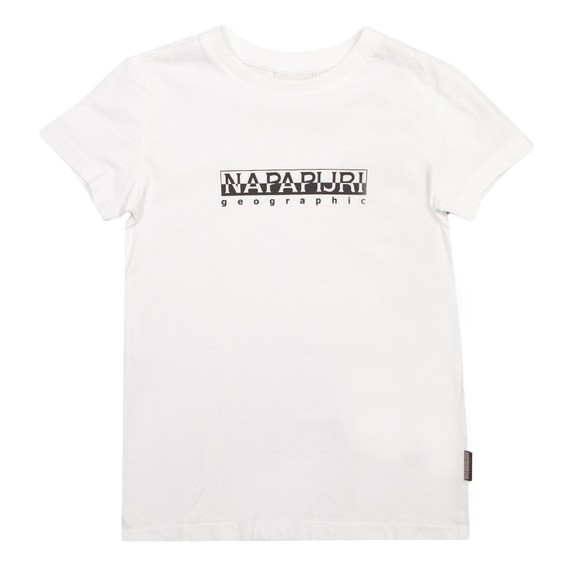 Napapijri Boys White K S-Box SS T Shirt main image