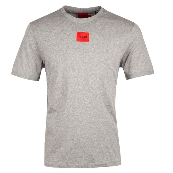 HUGO Mens Grey Diragolino T-Shirt main image