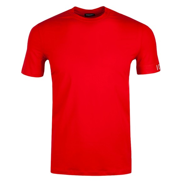 Dsquared2 Mens Red Icon Sleeve T Shirt main image