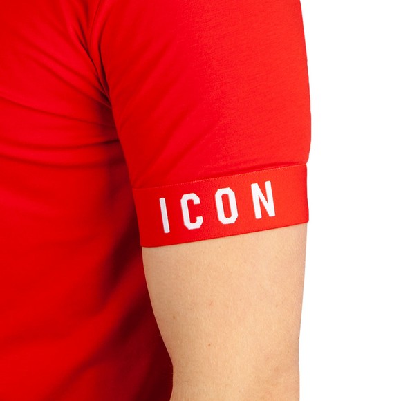 Dsquared2 Mens Red Icon Sleeve T Shirt main image