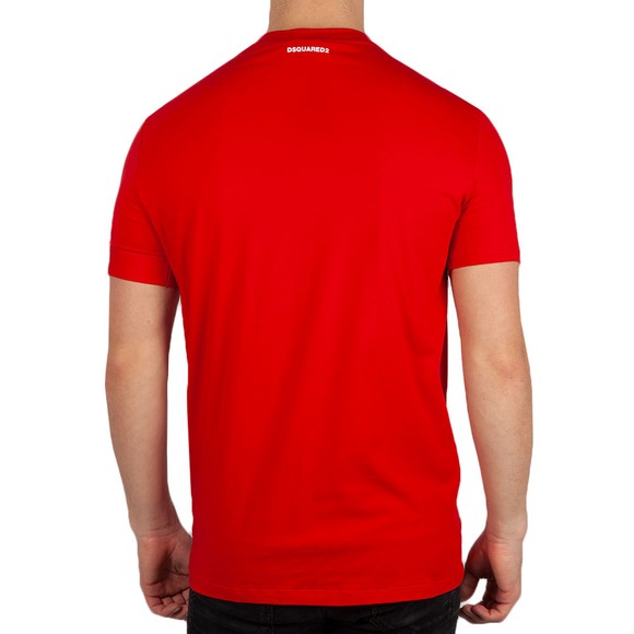 Dsquared2 Mens Red Icon Sleeve T Shirt main image