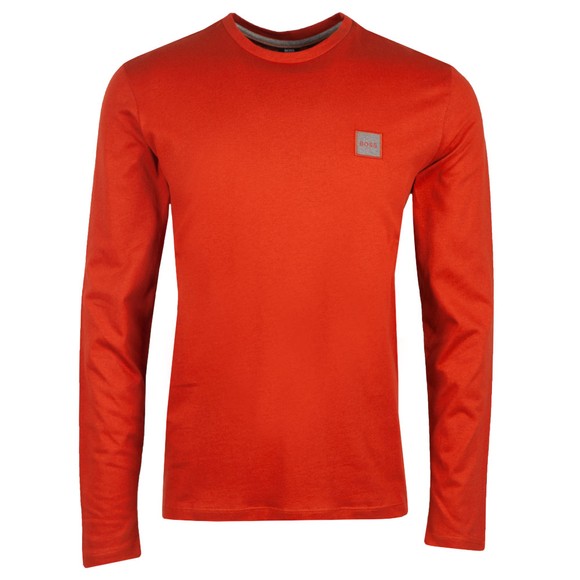 BOSS Mens Red Casual Tacks 1 Long Sleeve T Shirt #1