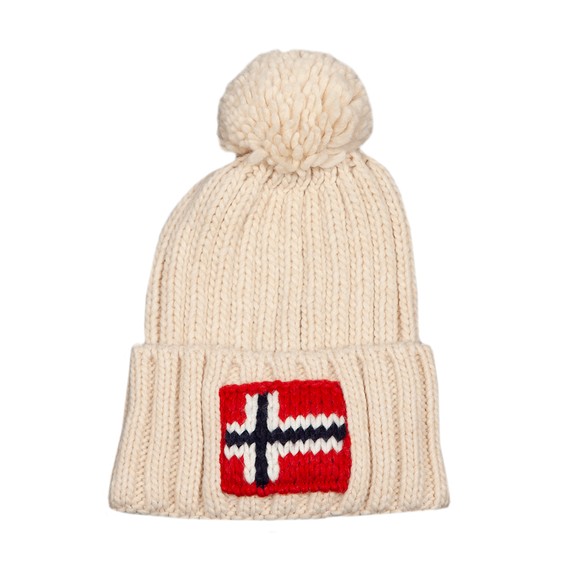 Napapijri Mens Beige Semiury 4 Beanie main image