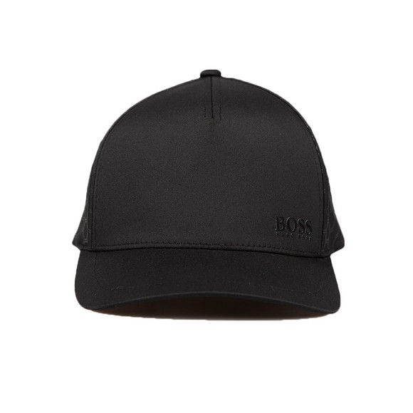 BOSS Mens Black Athleisure Hexagon Cap #1