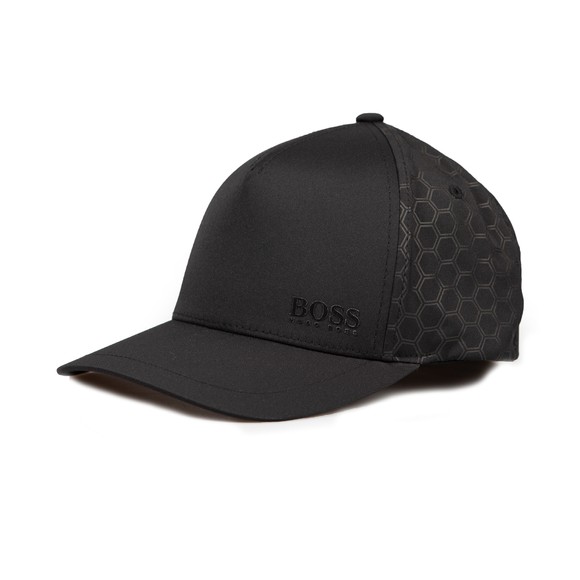 BOSS Mens Black Athleisure Hexagon Cap #2