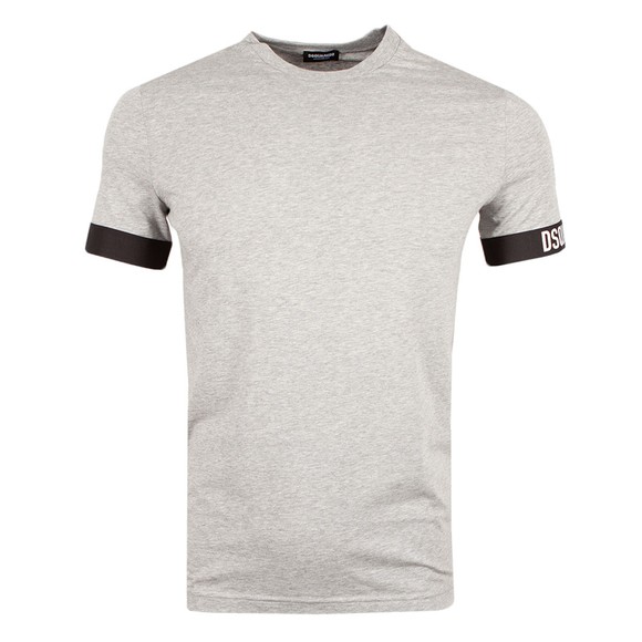 Dsquared2 Mens Grey Basic Sleeve Logo T Shirt main image