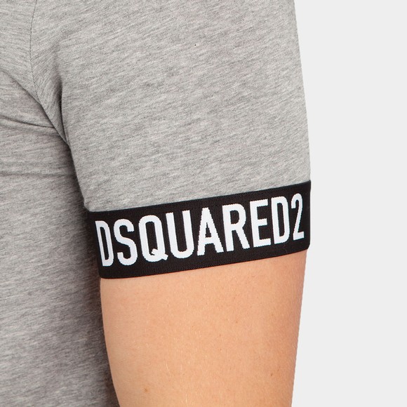 Dsquared2 Mens Grey Basic Sleeve Logo T Shirt main image