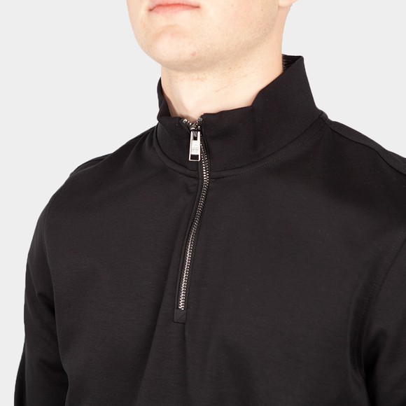 BOSS Mens Black Formal Sidney 69 Half Zip Sweatshirt main image