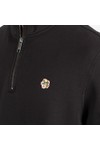 Ted Baker Mens Black Kilbrn Half Zip Sweatshirt