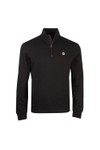 Ted Baker Mens Black Kilbrn Half Zip Sweatshirt
