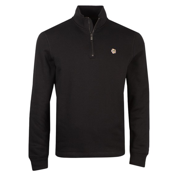 Ted Baker Mens Black Kilbrn Half Zip Sweatshirt main image