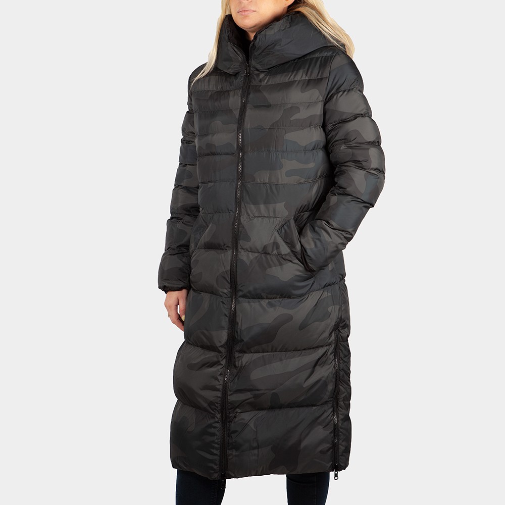 Womens Keila Reversible Long Padded Coat